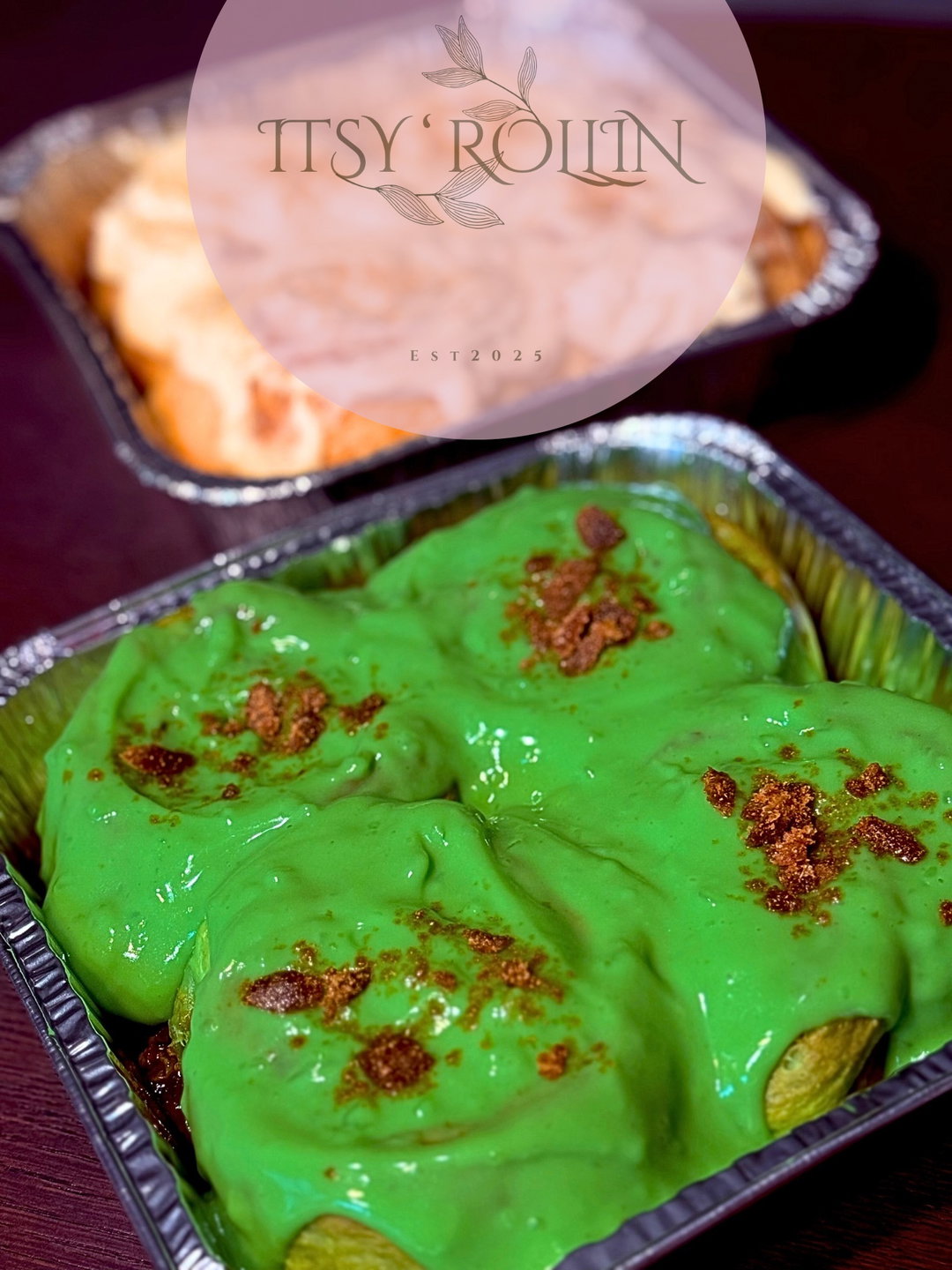 Pandan Cinnamon Rolls
