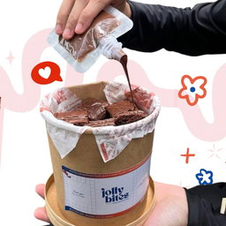 Brownie Bucket (12PC) with Hazelnut Choc Dip