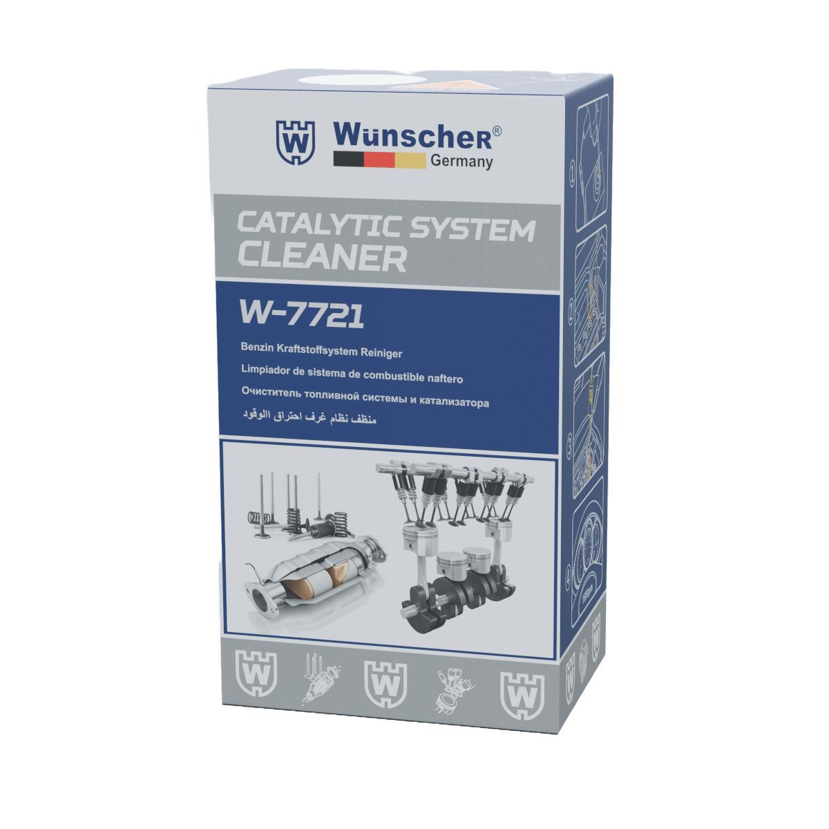 Wunscher Germany Catalytic System Cleaner W7721 450ml