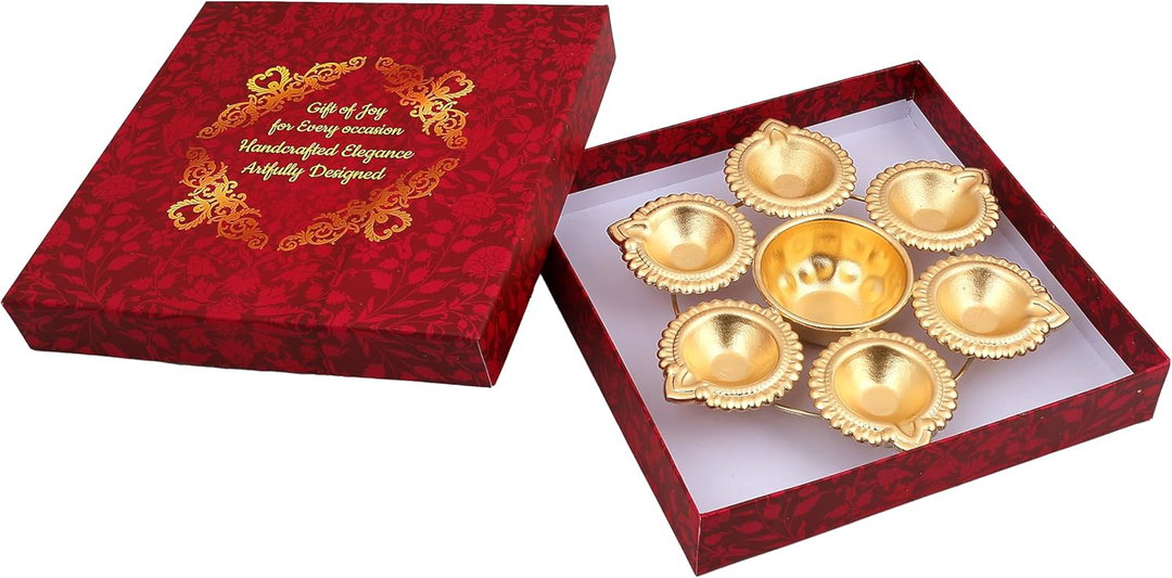 DIWALI DIYA LIGHT 7INCH SET OF 3PCS