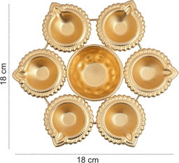 DIWALI DIYA LIGHT 7INCH  SET OF 3PCS