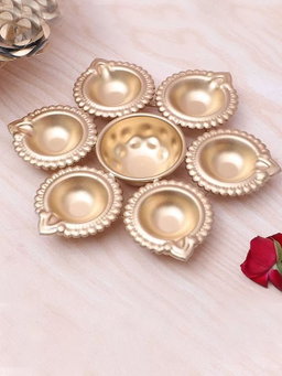 DIWALI DIYA LIGHT 7INCH  SET OF 3PCS