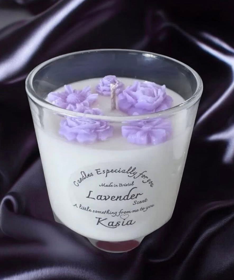 Lavender scented candle 