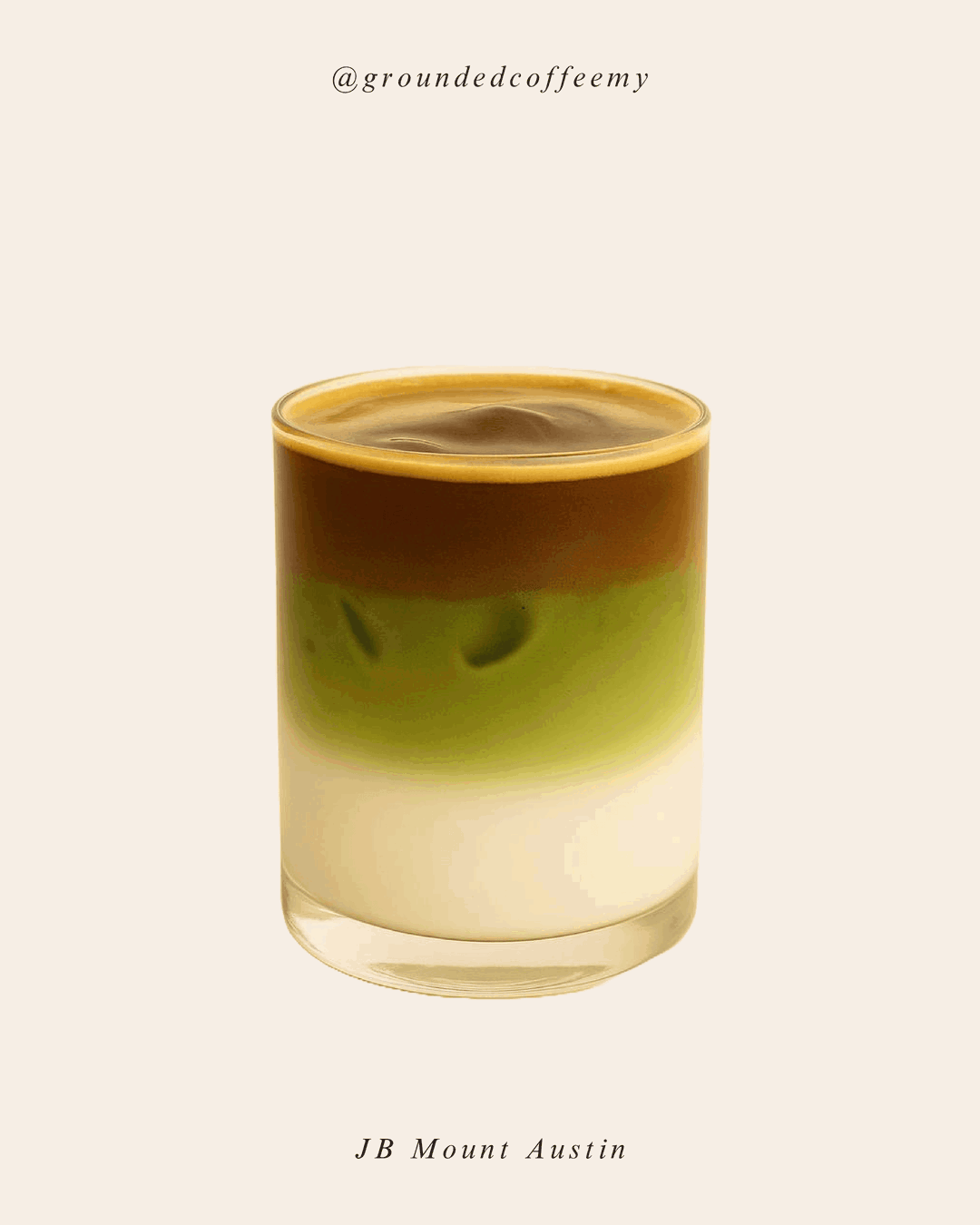 Dirty Matcha (Iced)