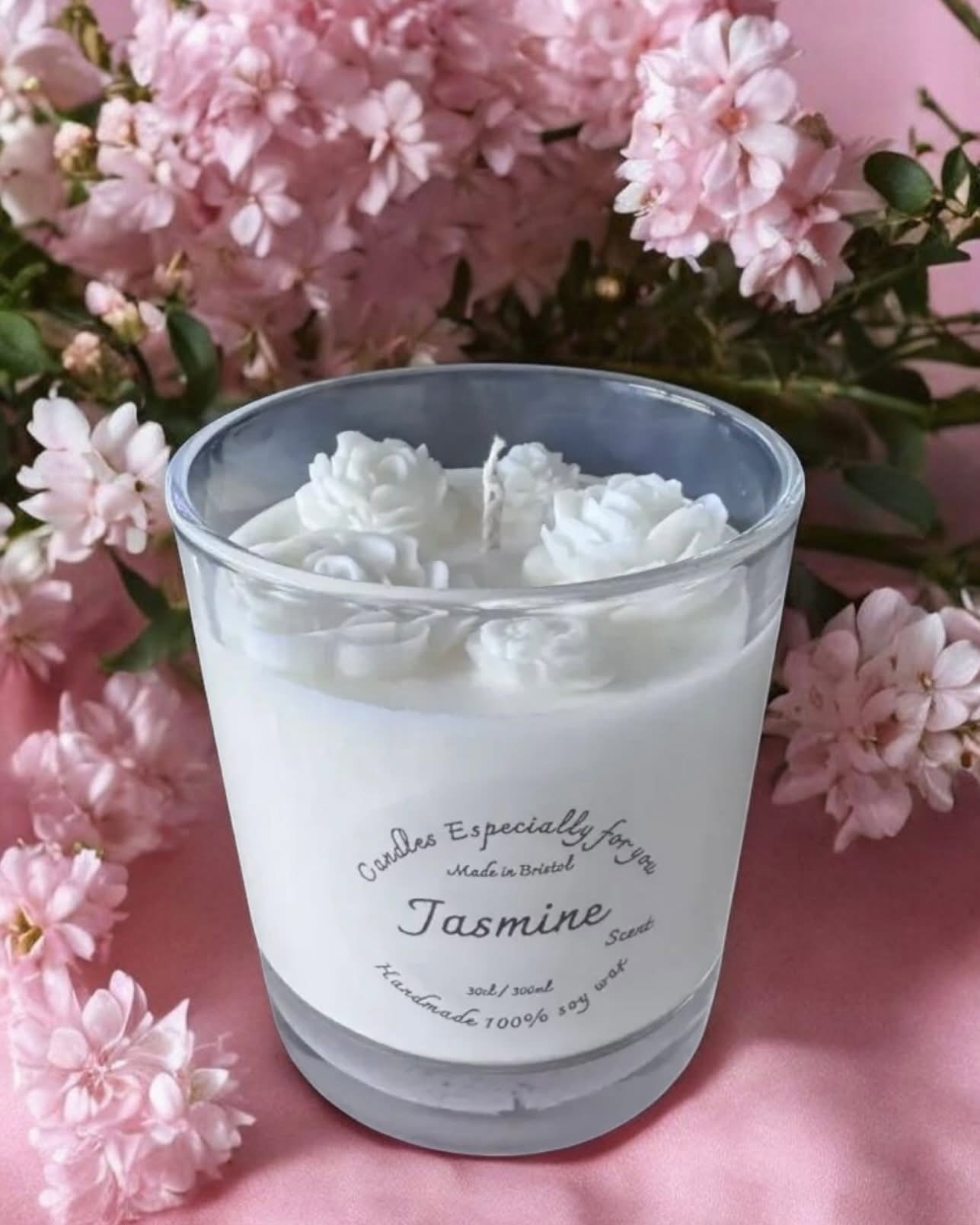 Jasmine scented candle