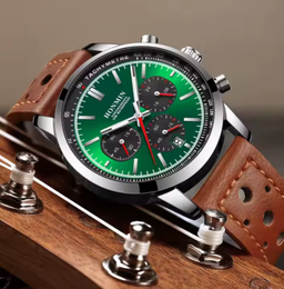Montre Cuir Vintage Homme
