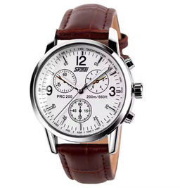 Montre Cuir Vintage Homme