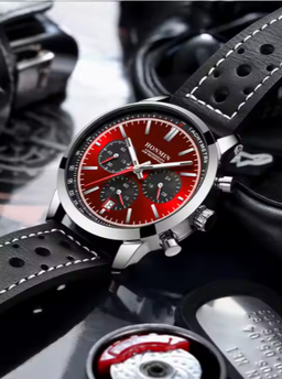 Montre Cuir Vintage Homme