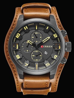 Montre Cuir Vintage Homme