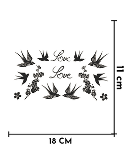 Pajaros, amor y flores