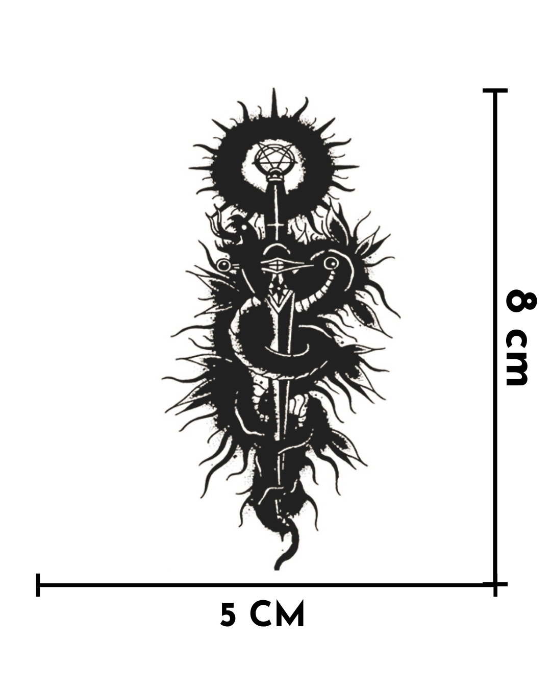 Cruz y serpiente