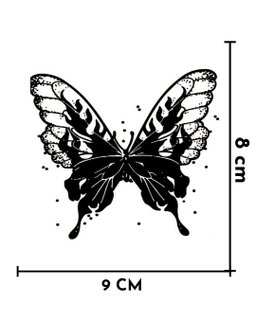 Mariposa en fuego