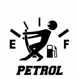 Petrol Fuel Tank Sticker 