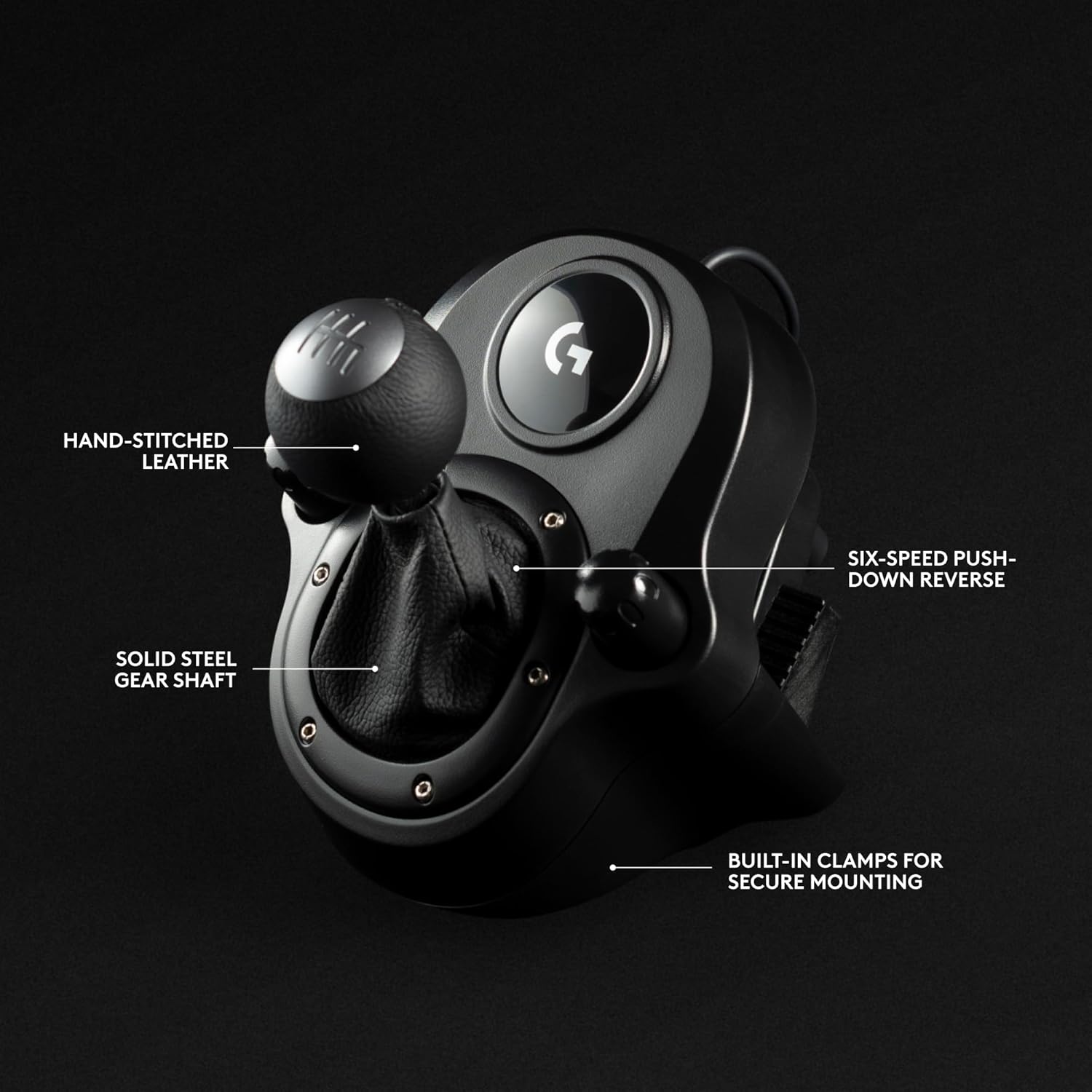 Volante e pedais de corrida Logitech G920 Driving Force, Force Feedback + câmbio Logitech G Driving Force - Xbox Series X | S, Xbox One e PC, Mac - Preto_6