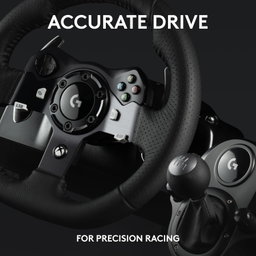 Volante e pedais de corrida Logitech G920 Driving Force, Force Feedback + câmbio Logitech G Driving Force - Xbox Series X | S, Xbox One e PC, Mac - Preto