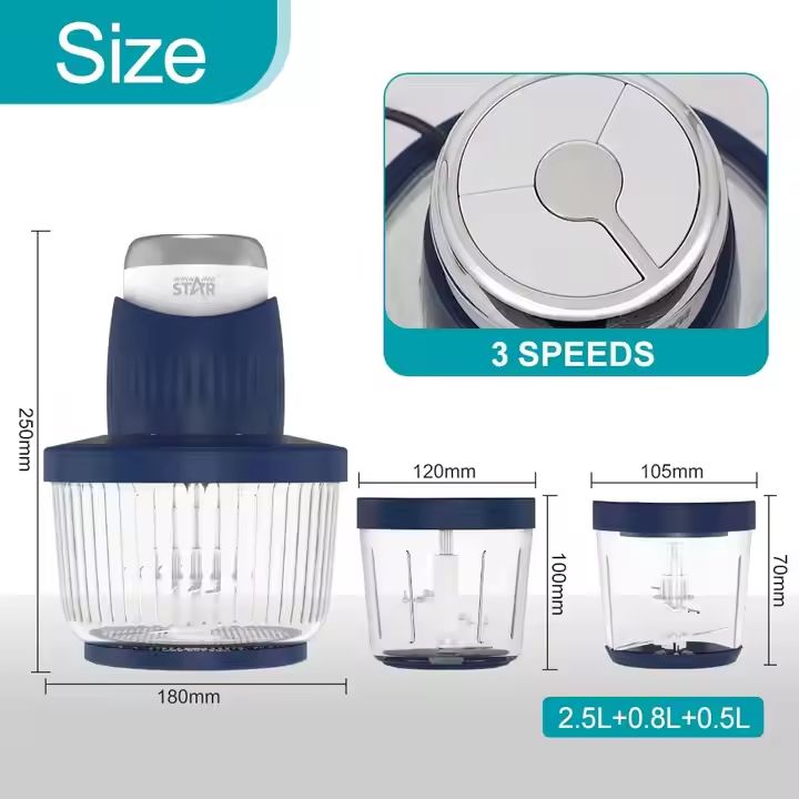 WINNINGSTAR 3 IN 1 FOOD PROCESSOR ST-5581_1
