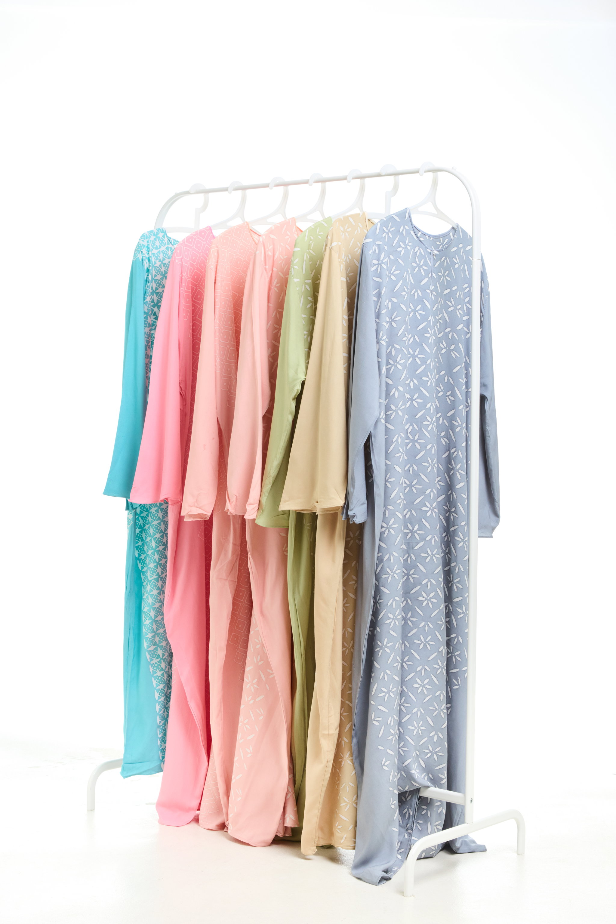 KAFTAN BATIK GEOMETRY LONG SLEEVE  : PINK_2