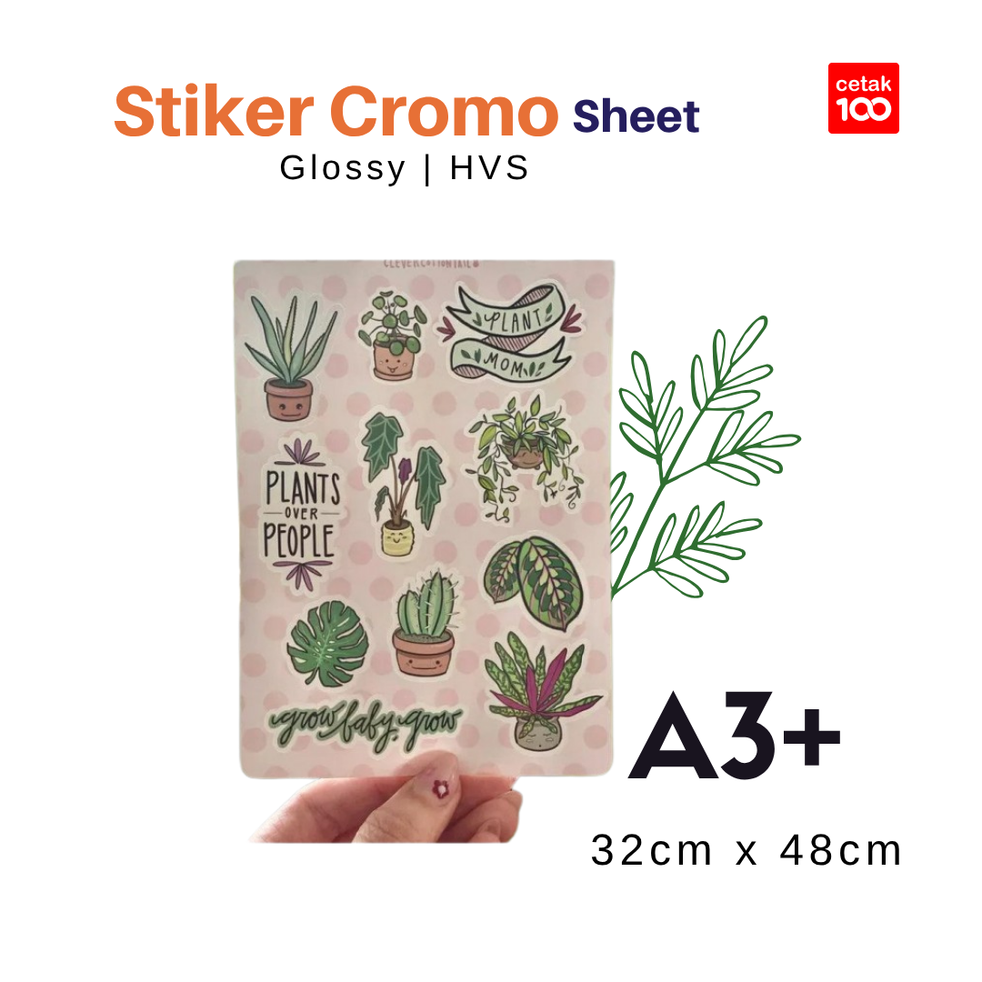 Stiker Cromo Glossy / HVS A3+_1