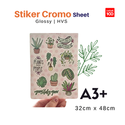 Stiker Cromo Glossy / HVS A3+