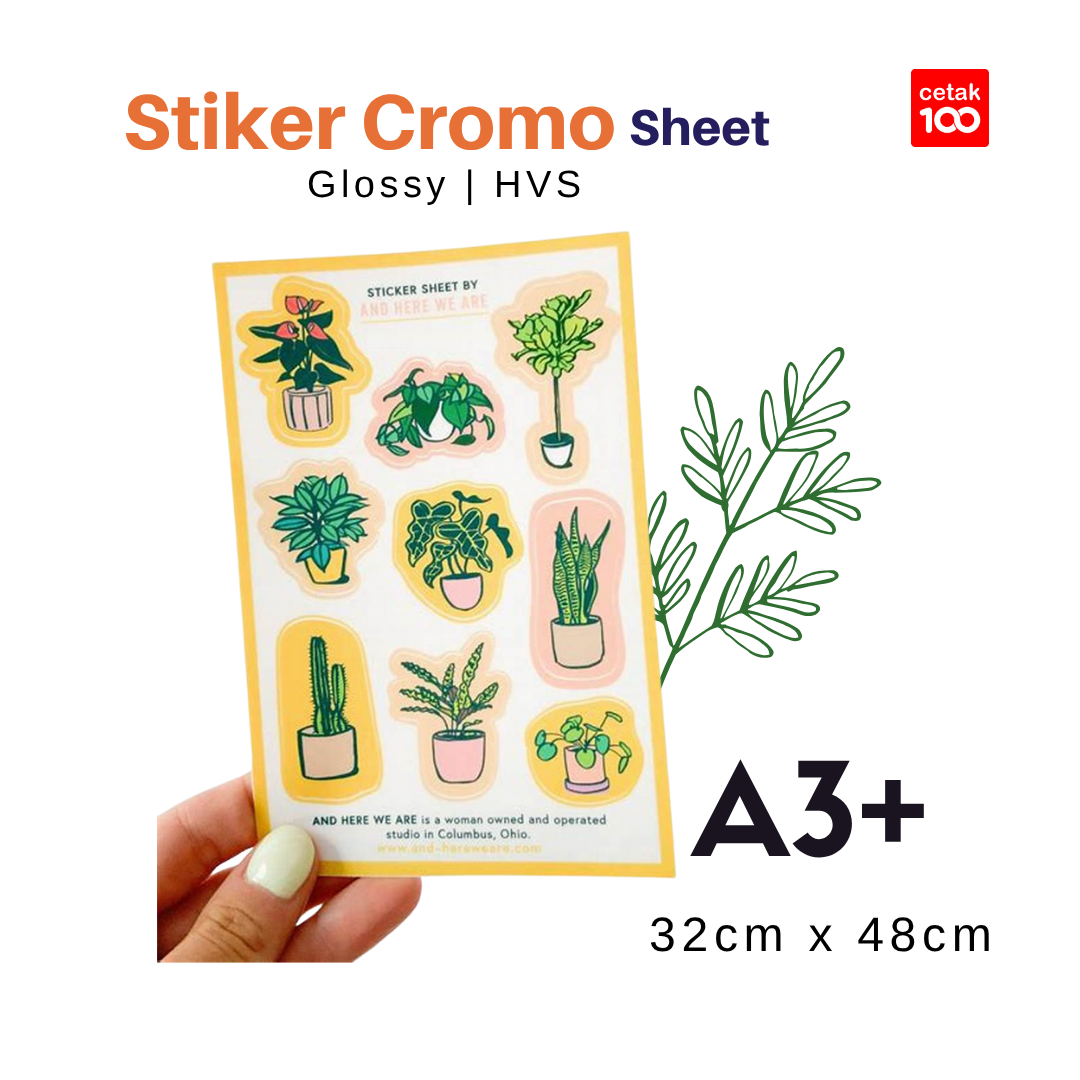 Stiker Cromo Glossy / HVS A3+_0