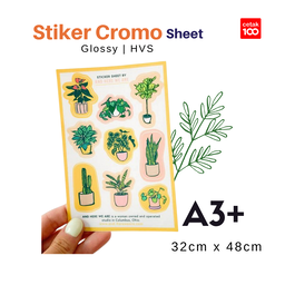 Stiker Cromo Glossy / HVS A3+