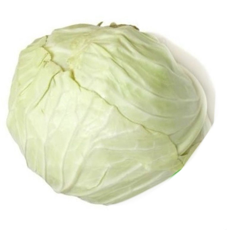 Organic round cabbage 1kg+-