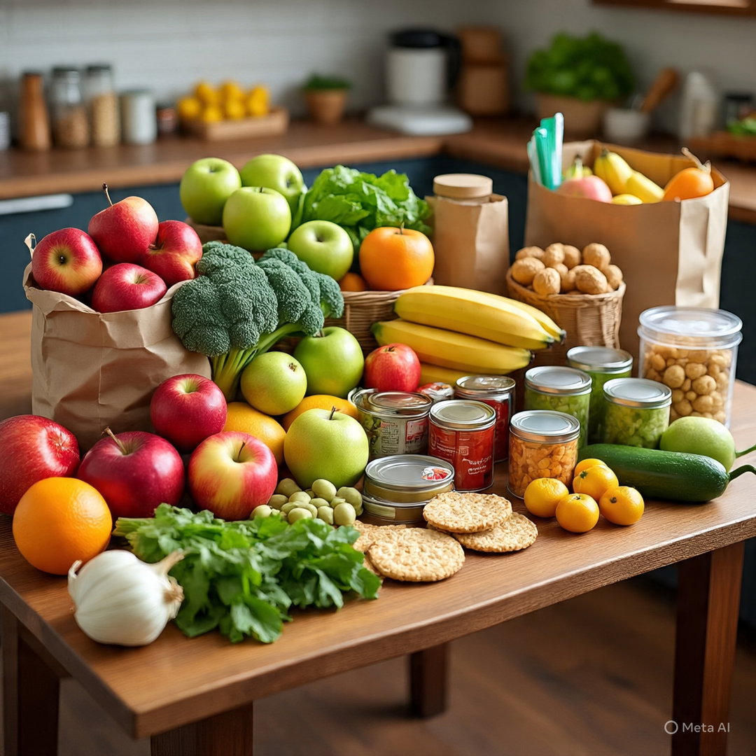 Grocery run - send me your list, I'll shop and deliver.