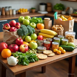 Grocery run - send me your list, I'll shop and deliver.