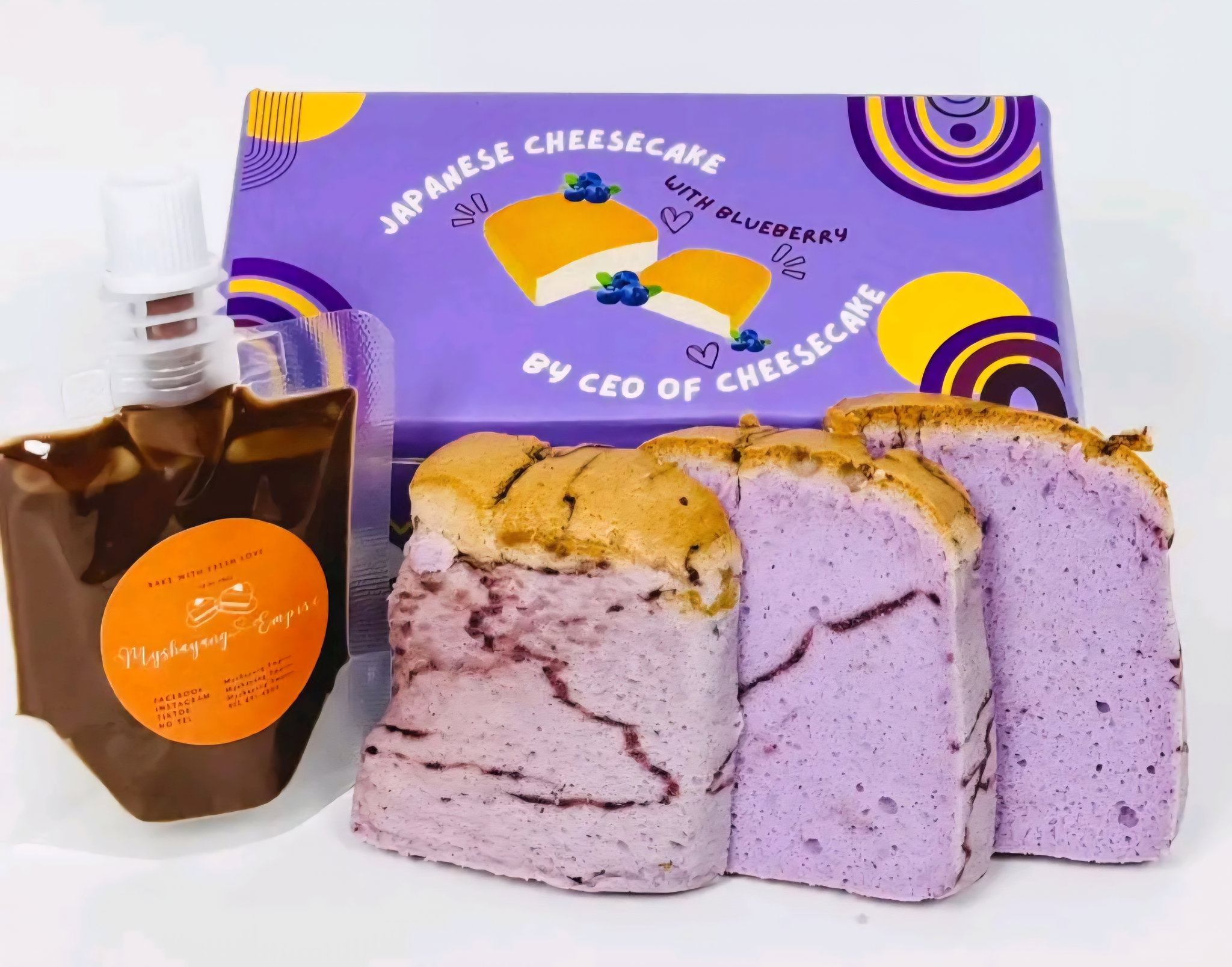 Japanese Cotton Cheesecake (Blueberry)_0