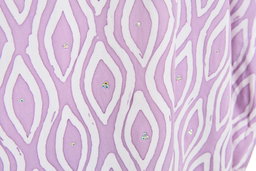 KAFTAN ABAYA DAUN WITH DIAMANTE CRYSTAL LONG SLEEVE  : LIGHT PURPLE