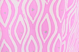KAFTAN ABAYA DAUN WITH DIAMANTE CRYSTAL LONG SLEEVE  : PINK