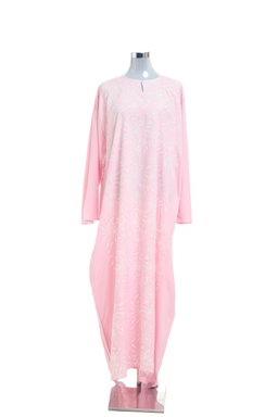 KAFTAN BATIK KLASIK LONG SLEEVE  : PINK