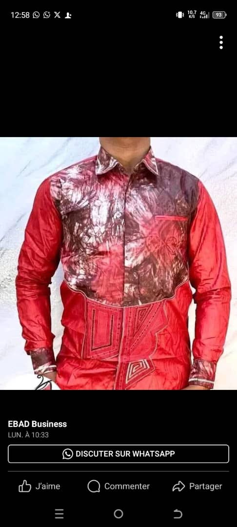 chemise bazin
