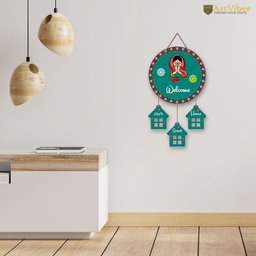 WELCOME WOODEN HANGING