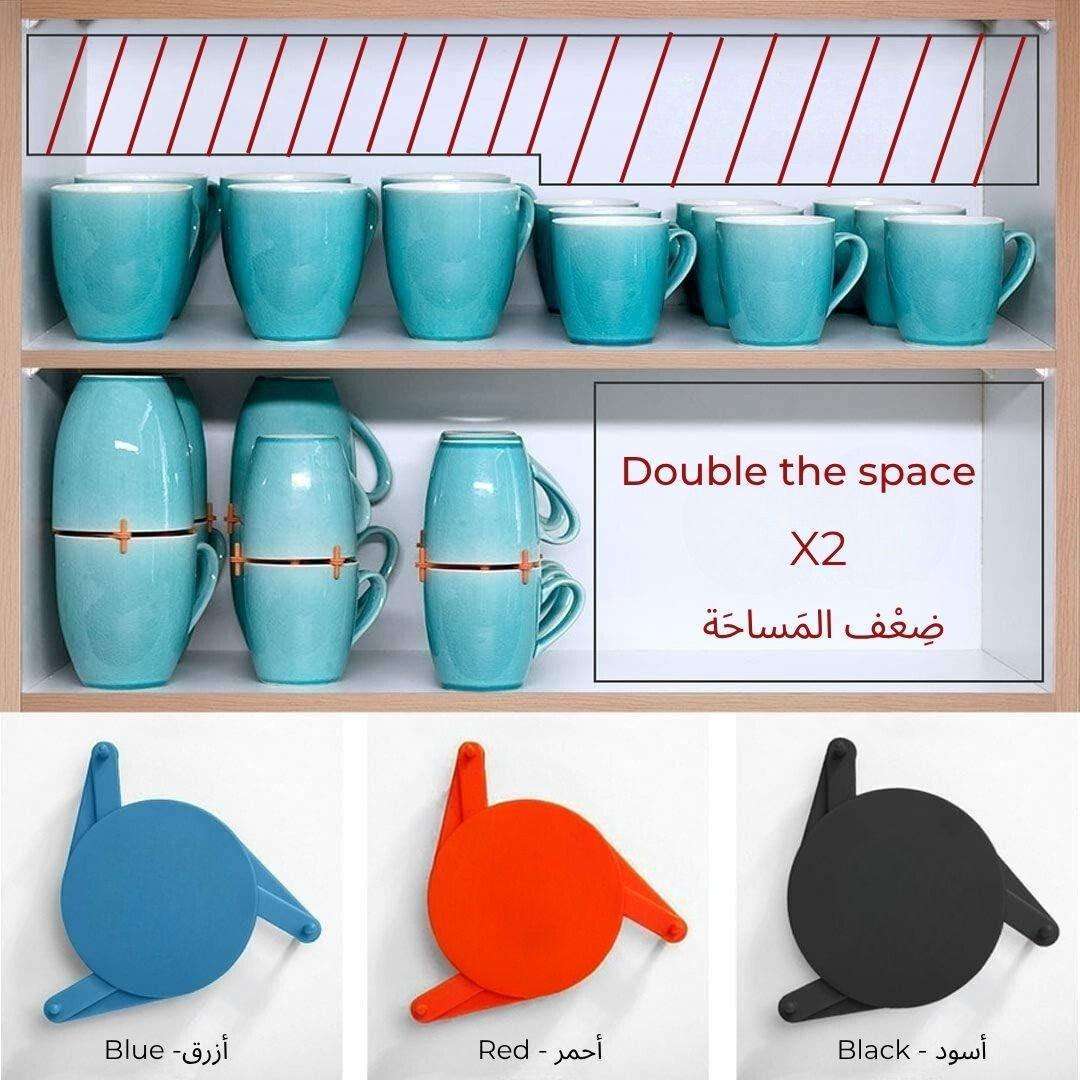 Cabinet Mug Organizer | منظّم للكبايات بالخزانة _1