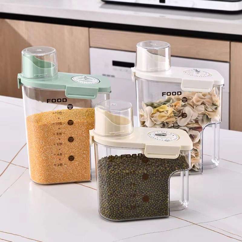 Airtight Grain & Cereal Storage Box | علبة لتخزين الحبوب ما بتفوّت هوا