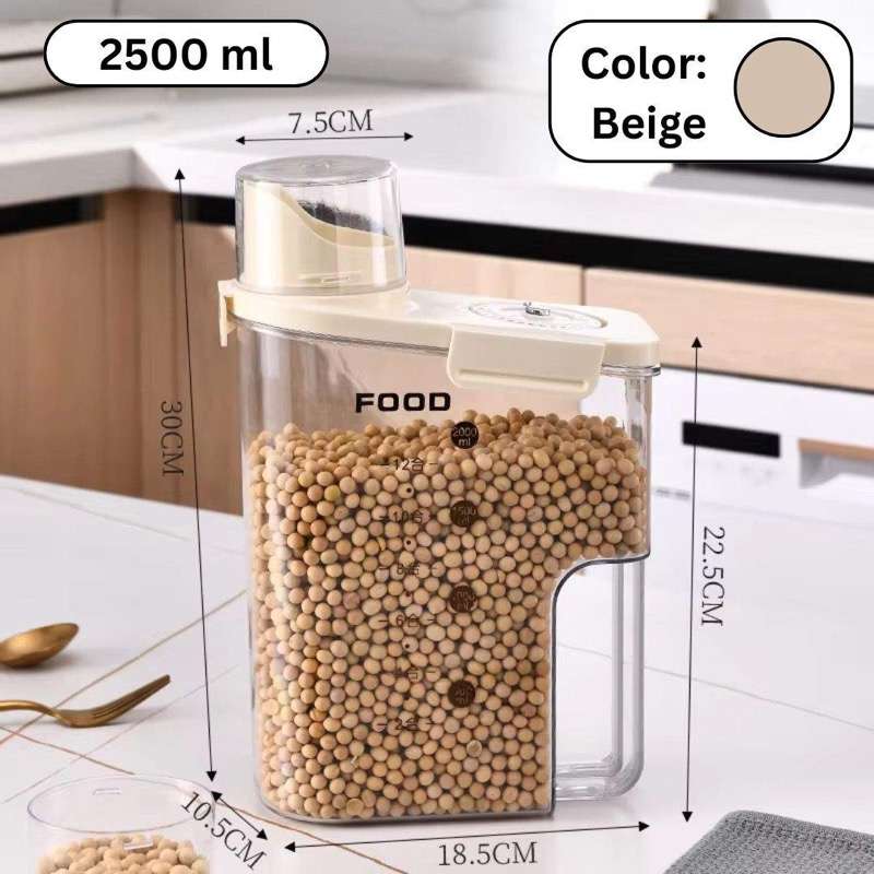 Airtight Grain & Cereal Storage Box | علبة لتخزين الحبوب ما بتفوّت هوا_7