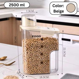 Airtight Grain & Cereal Storage Box | علبة لتخزين الحبوب ما بتفوّت هوا