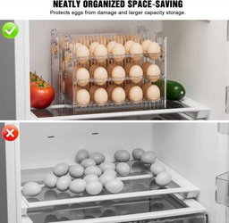 30-Egg Fridge Tray | منظّم للبيض بالبرّاد – ٣٠ بيضة