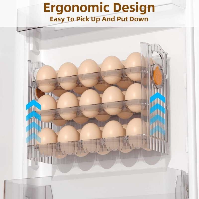 30-Egg Fridge Tray | منظّم للبيض بالبرّاد – ٣٠ بيضة_4
