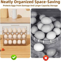 30-Egg Fridge Tray | منظّم للبيض بالبرّاد – ٣٠ بيضة