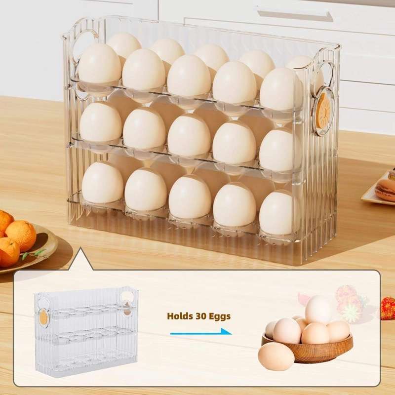 30-Egg Fridge Tray | منظّم للبيض بالبرّاد – ٣٠ بيضة_11