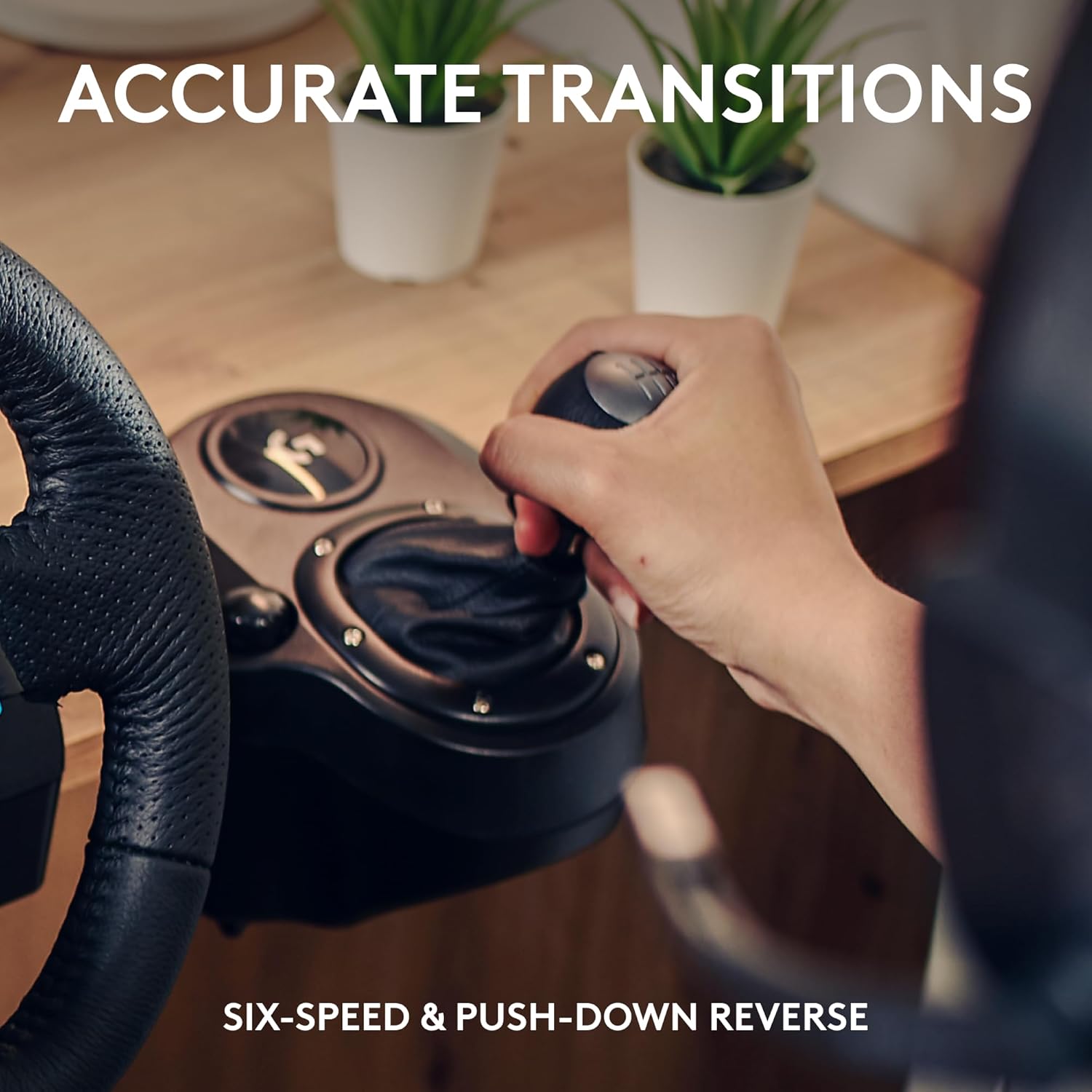 Volante e pedais de corrida Logitech G29 Driving Force, Force Feedback, couro legítimo + câmbio Logitech G Driving Force - para PS5, PS4 e PC, Mac - Usado (Importado da Europa)_5