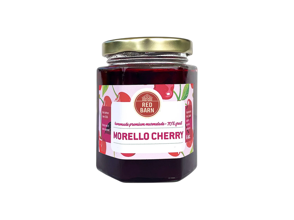 Homemade Jam Morello Cherries 6 oz / Mermelada casera de cerezas Morello 6 oz_0