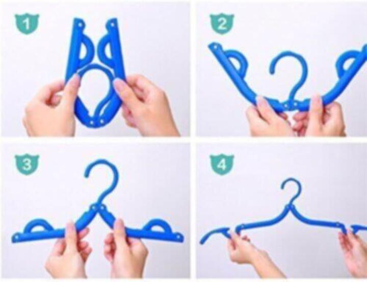 Space Saver – Foldable Travel Hanger | تعليقة سفر قابلة للطوي لتوفير المساحة_3