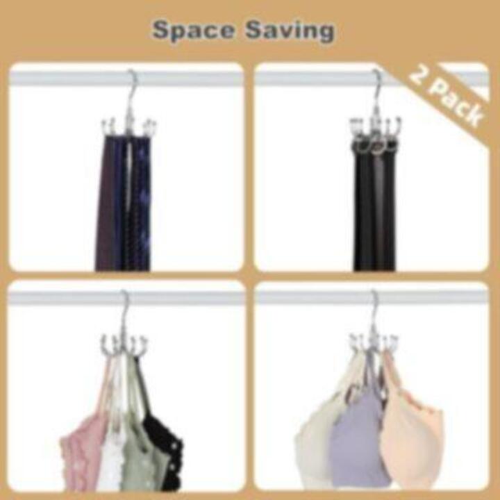 Space Saver – Belt & Accessories Hanger | تعليقة أحزمة وأكسسوارات لتوفير المساحة_2