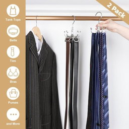 Space Saver – Belt & Accessories Hanger | تعليقة أحزمة وأكسسوارات لتوفير المساحة