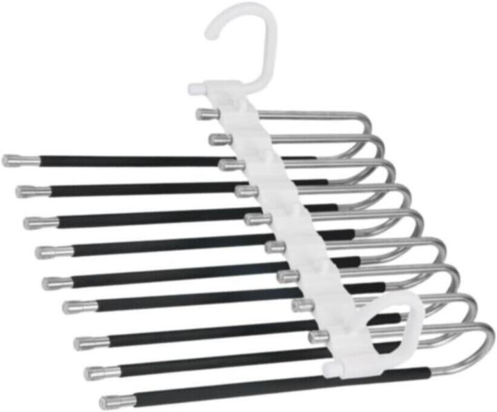 Space Saver - 9 Layer Pants Organizer | تعليقة بلاطنين بـ٩ طبقات لتوفير المساحة_1
