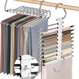 Space Saver - 9 Layer Pants Organizer | تعليقة بلاطنين بـ٩ طبقات لتوفير المساحة