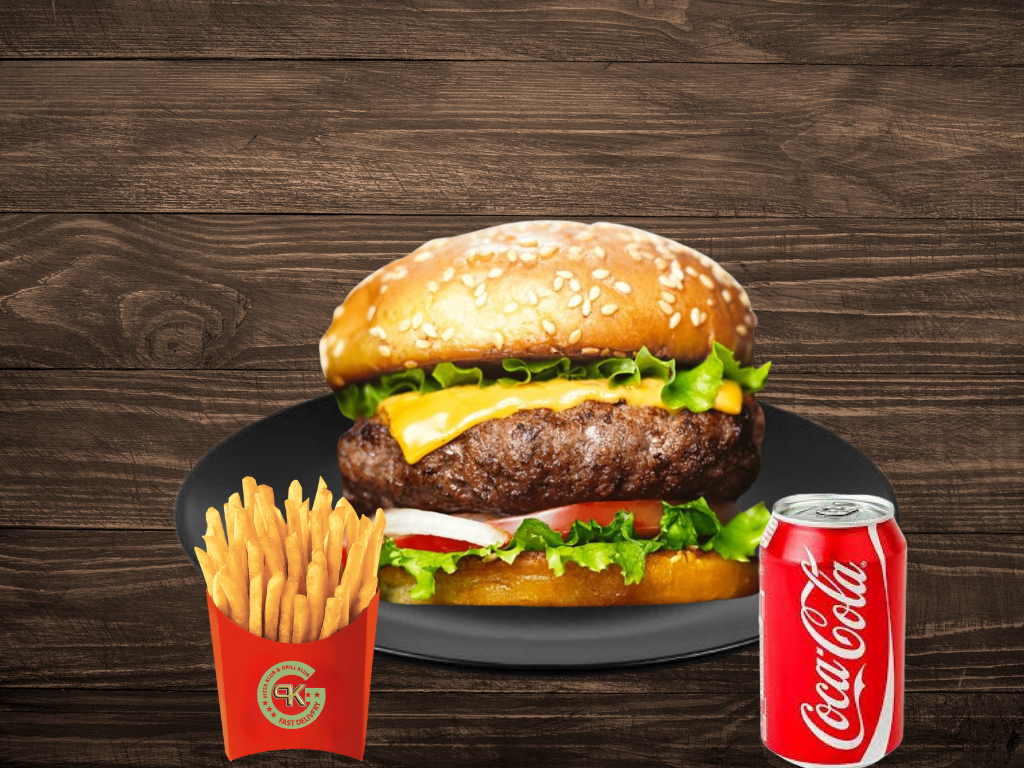 Gourmet Burger Meal🍔🍟🥤_0